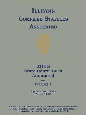 cover image of Illinois Court Rules Annotated
